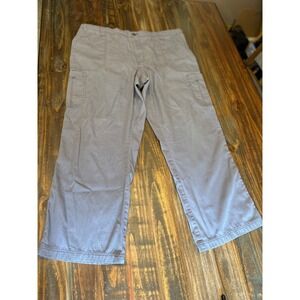 Carhart‎ Cargo Rip Stop Pants Relaxed Fit Utility Workwear Gray Men's Size 2XL